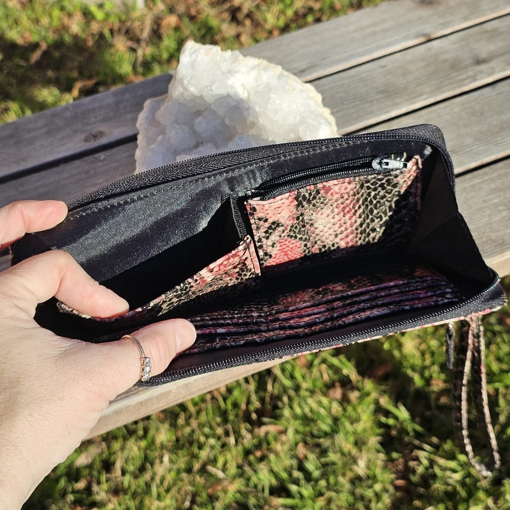 Kenneth Cole Reaction python print wristlet - Picture 3 of 7